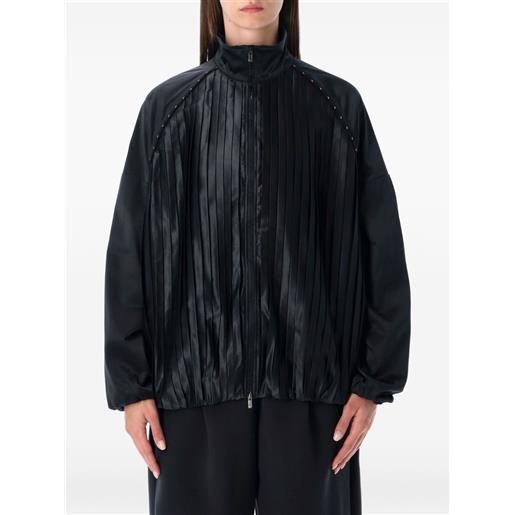 Nike bomber plissettato - nero