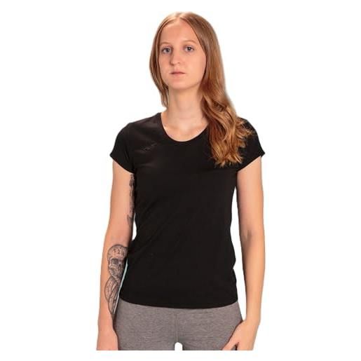 Joma maglietta verona manica corta, nero, xs unisex-adulto