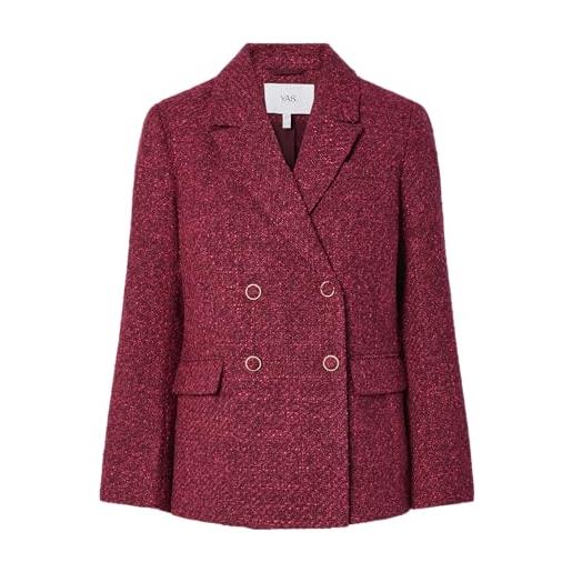 YAS y. A. S yaspetra ls boucle blazer s. Noos, rosso tibetano, 52 donna