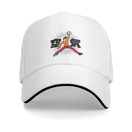 WVVCXCC berretto da baseball traspirante unisex e alla moda per uomo e donna cappello da papà anime genzo wakabayashi cappellino sportivo personalizzato captain tsubasa regali sportivi all'aperto