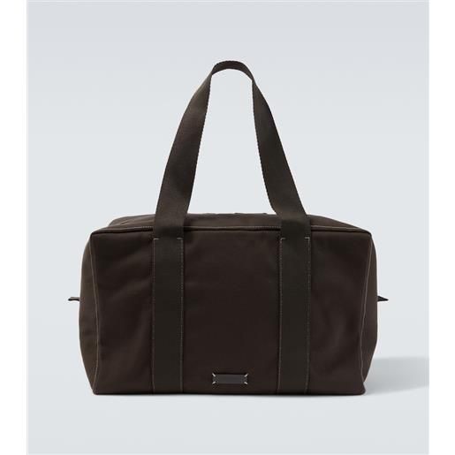 The Row borsa da viaggio sisal in canvas