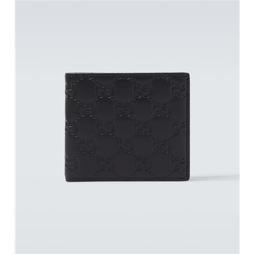 Gucci portafoglio gg emblem in pelle