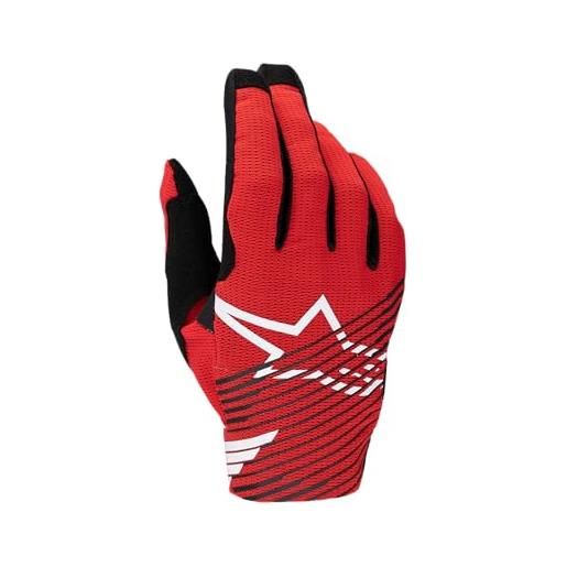 Alpinestars radar pro mx/off road guanti (rosso brillante, small)