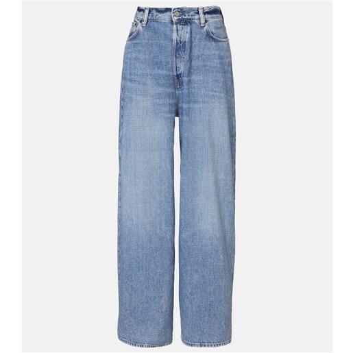 Acne Studios jeans a gamba larga a vita bassa