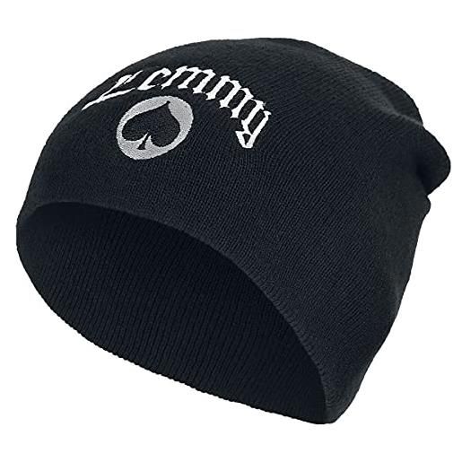 Motörhead lemmy - ace of spades unisex beanie nero 100% poliacrilico