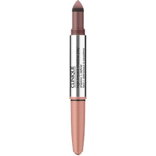 Clinique high impact shadow play™ shadow + definer 08 rosé + truffle
