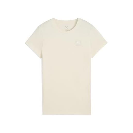 PUMA ess elevated tee, magliette unisex - adulto, wild berry, m