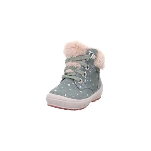 superfit groovy, stivali da neve bambine e ragazze, verde chiaro 7510, 20 eu stretta
