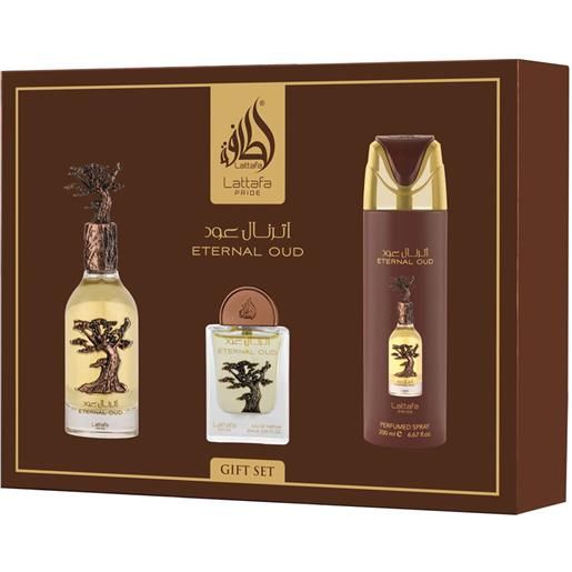 Lattafa pride eternal oud edp 100 ml + edp 20 ml + deo spray 200 ml