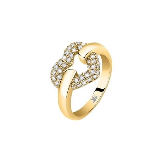 Morellato bagliori anello donna in acciaio, cristalli - savo28012