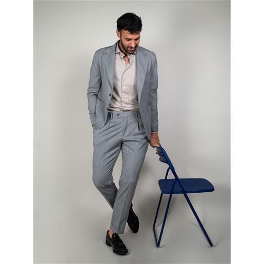 GABARDINE abito twill grigio