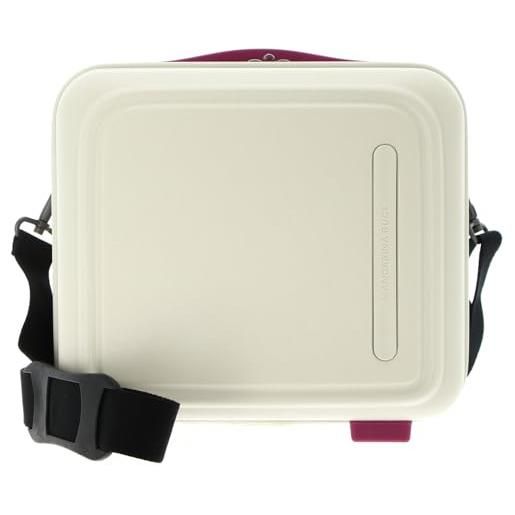 Mandarina Duck logoduck + beauty case, frullato al lampone, beauty case rigido in policarbonato