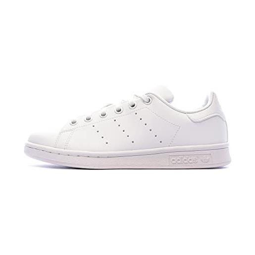 adidas Originals adidas stan smith j, sneaker unisex - bambini e ragazzi, ftwr white ftwr white ftwr white, 36 eu