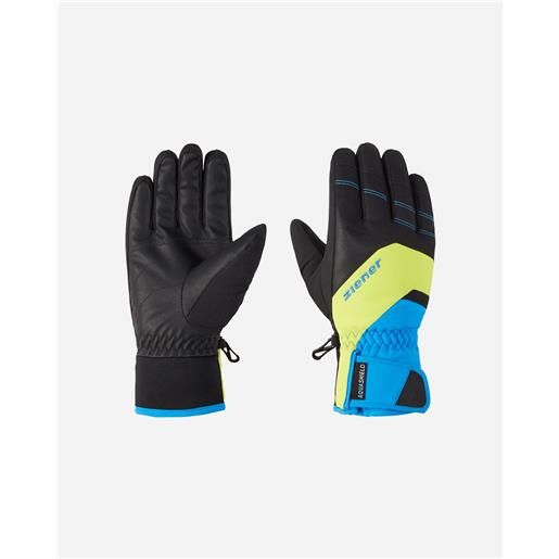 Ziener bicolor jr - guanti sci - blu