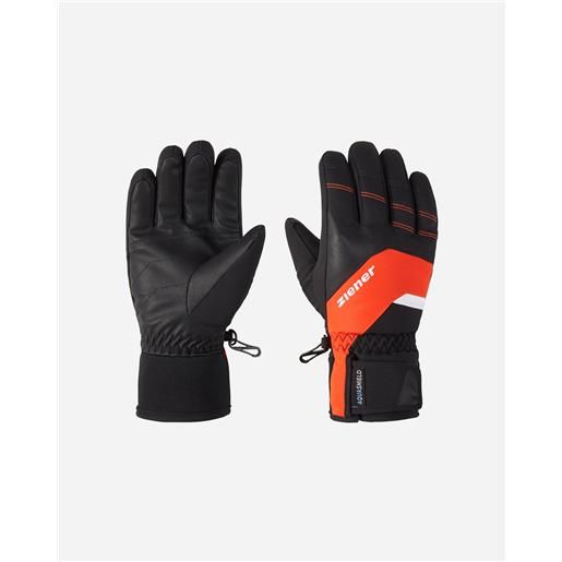 Ziener bicolor jr - guanti sci - rosso