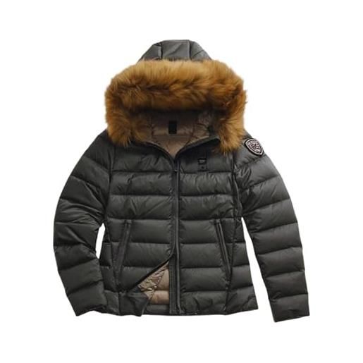 Blauer piumino a righe arcadia (it, testo, l, regular, regular, nero)