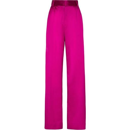 Philipp Plein pantaloni a gamba ampia - rosa