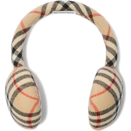 Burberry paraorecchie vintage check - toni neutri