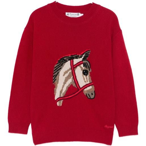 Bonpoint top jason con stampa - rosso