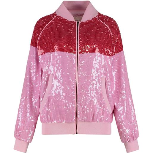 Alberta Ferretti bomber rainbow week - rosa