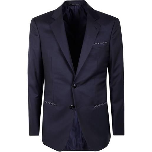 Giorgio Armani blazer con bottone - blu