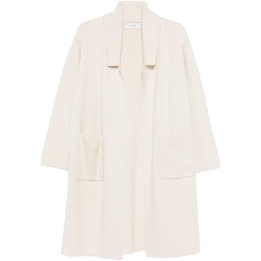 Gran Sasso cappotto con tasche - bianco