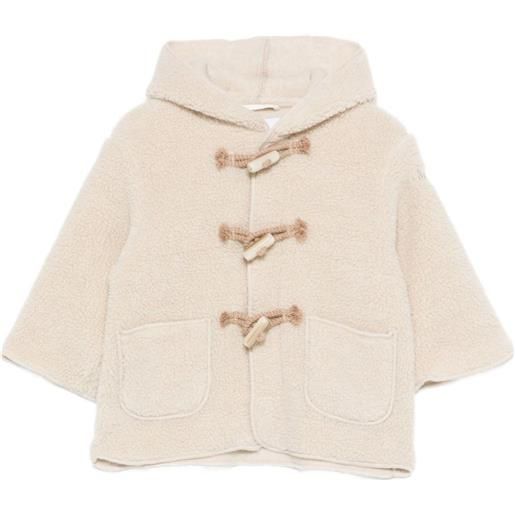 Il Gufo cappotto montgomery in pile teddy - toni neutri