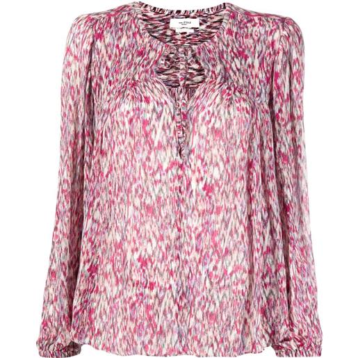 MARANT ÉTOILE blusa con stampa - rosa