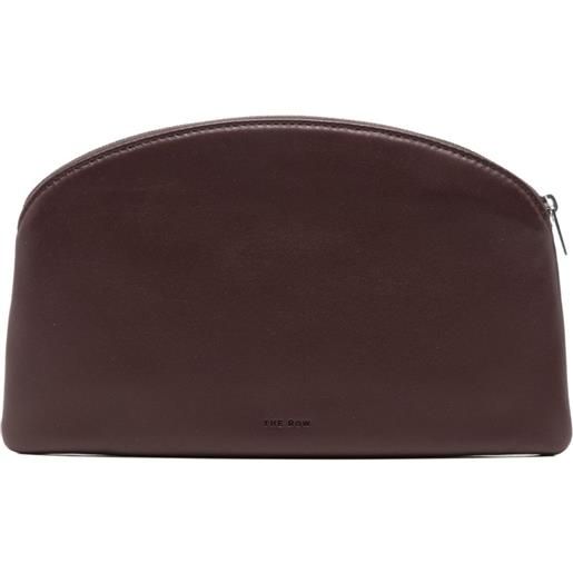 The Row pouch con logo - rosso