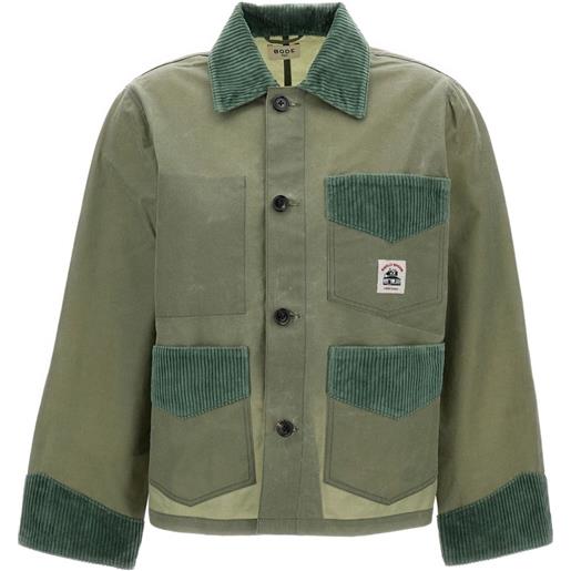 BODE giacca con applicazione - verde