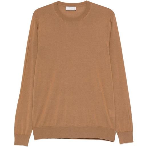 Ferrante maglione girocollo - marrone