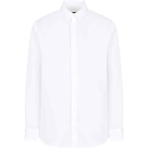 Giorgio Armani camicia con bottoni - bianco