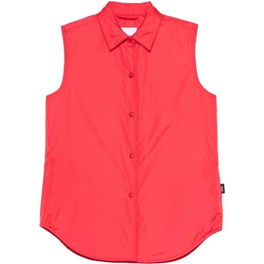 ASPESI gilet con bottoni a pressione - rosso