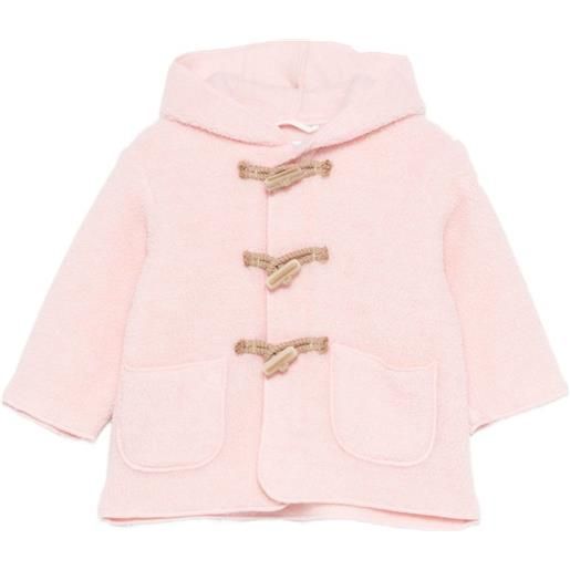 Il Gufo cappotto montgomery in pile - rosa