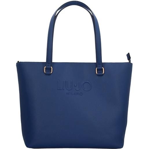 LIU JO shopper liu jo con logo in rilievo e doppio manico