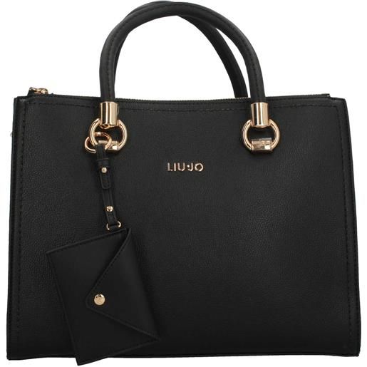 LIU JO borsa donna liu jo con doppio manico e pochette coordinata