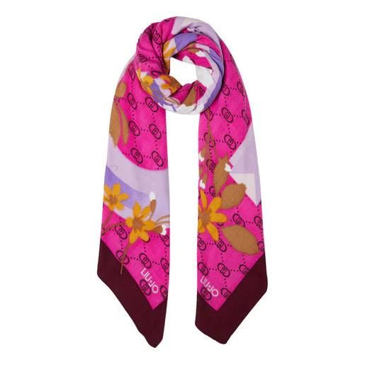 LIU JO foulard liu jo in viscosa con stampa fantasia