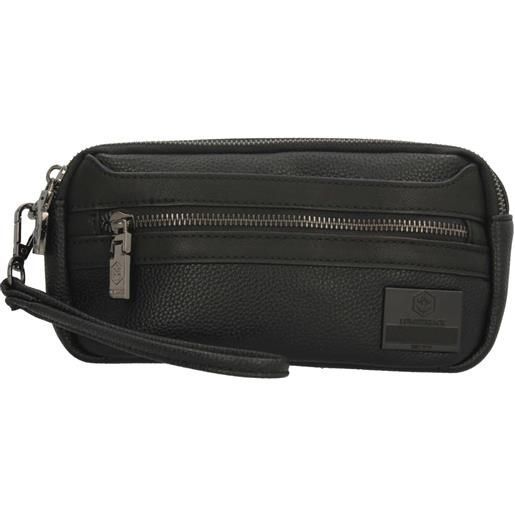 LUMBERJACK pochette da uomo compatta con doppia zip lumbeejack