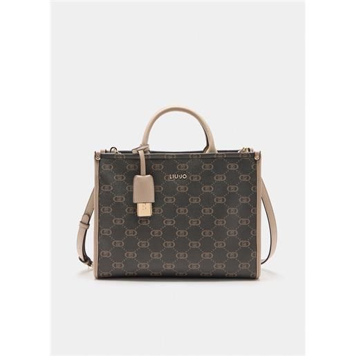 LIU JO borsa shopping liu jo con doppio manico e tracolla