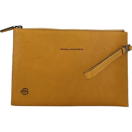 PIQUADRO pochette in pelle piquadro