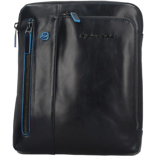 PIQUADRO borsa a tracolla in pelle piquadro con tasche multiple