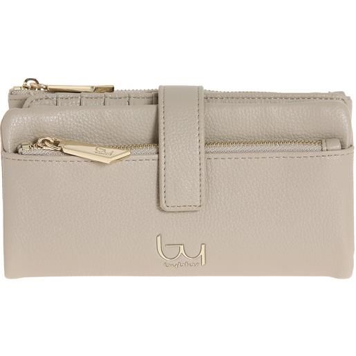 BY BYBLOS portafoglio by byblos con doppia zip e chiusura a bottone