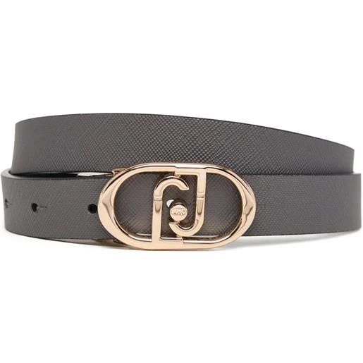 LIU JO cintura liu jo reversibile con fibbia logata ovale