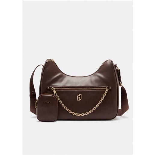LIU JO borsa a spalla liu jo con catena e pochette removibile