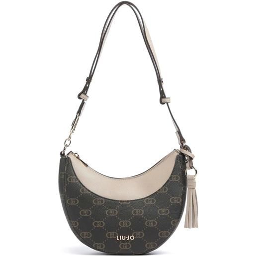 LIU JO borsa a spalla liu jo hobo con logo all over