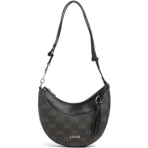 LIU JO borsa a spalla liu jo hobo con logo all over