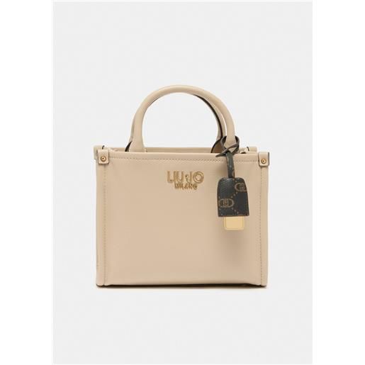 LIU JO borsa a mano liu jo con charm logato