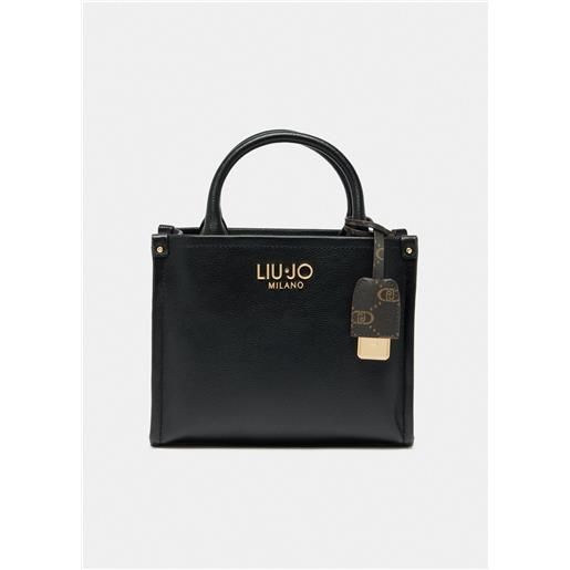 LIU JO borsa a mano liu jo con charm logato