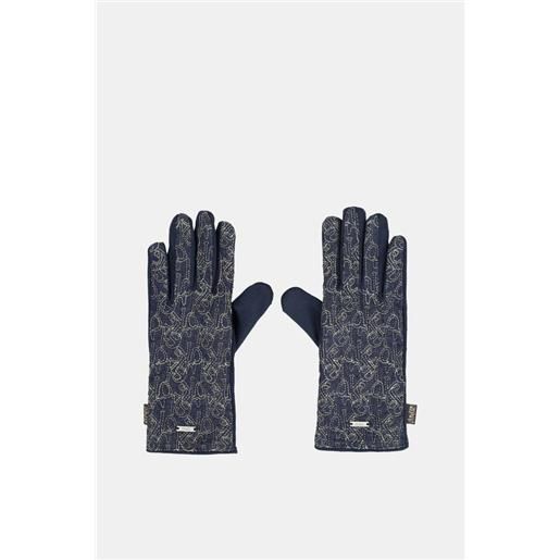 ANEKKE guanti anekke eleganti con logo ricamato