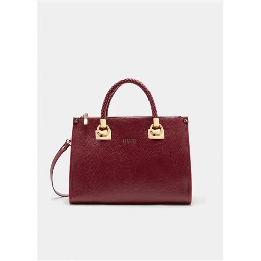 LIU JO borsa satchel media liu jo better con manici intrecciati